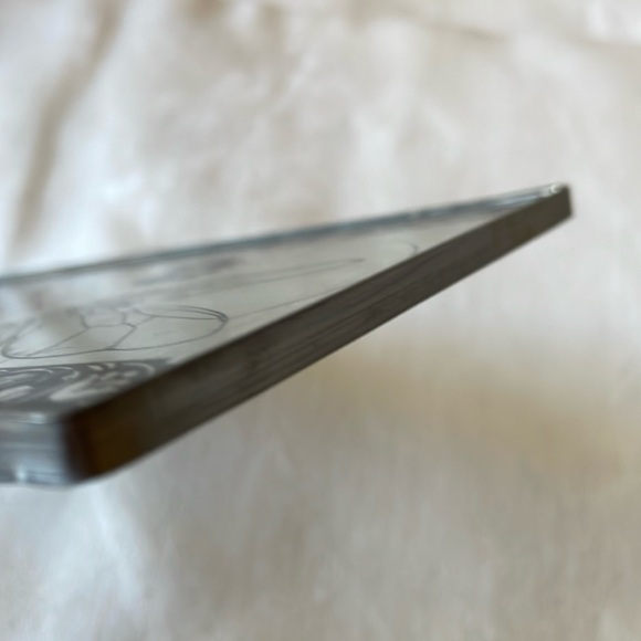 Art Nouveau style glass display part panel 6” x 4” Fairy Fantasy - Picture 7 of 8